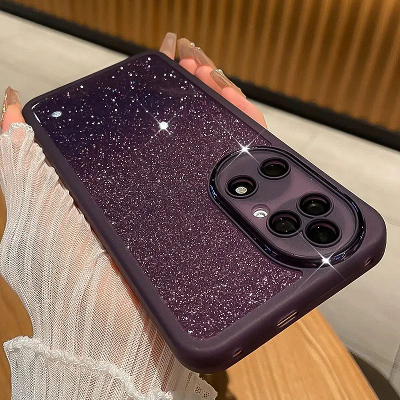 P50 Case,Luxury Glitter Lens Protection Phone Case For Huawei P50 Pro P50E Nova 11i Y91 Honor magic5 Magic4 90 Lite X9a Pro Case