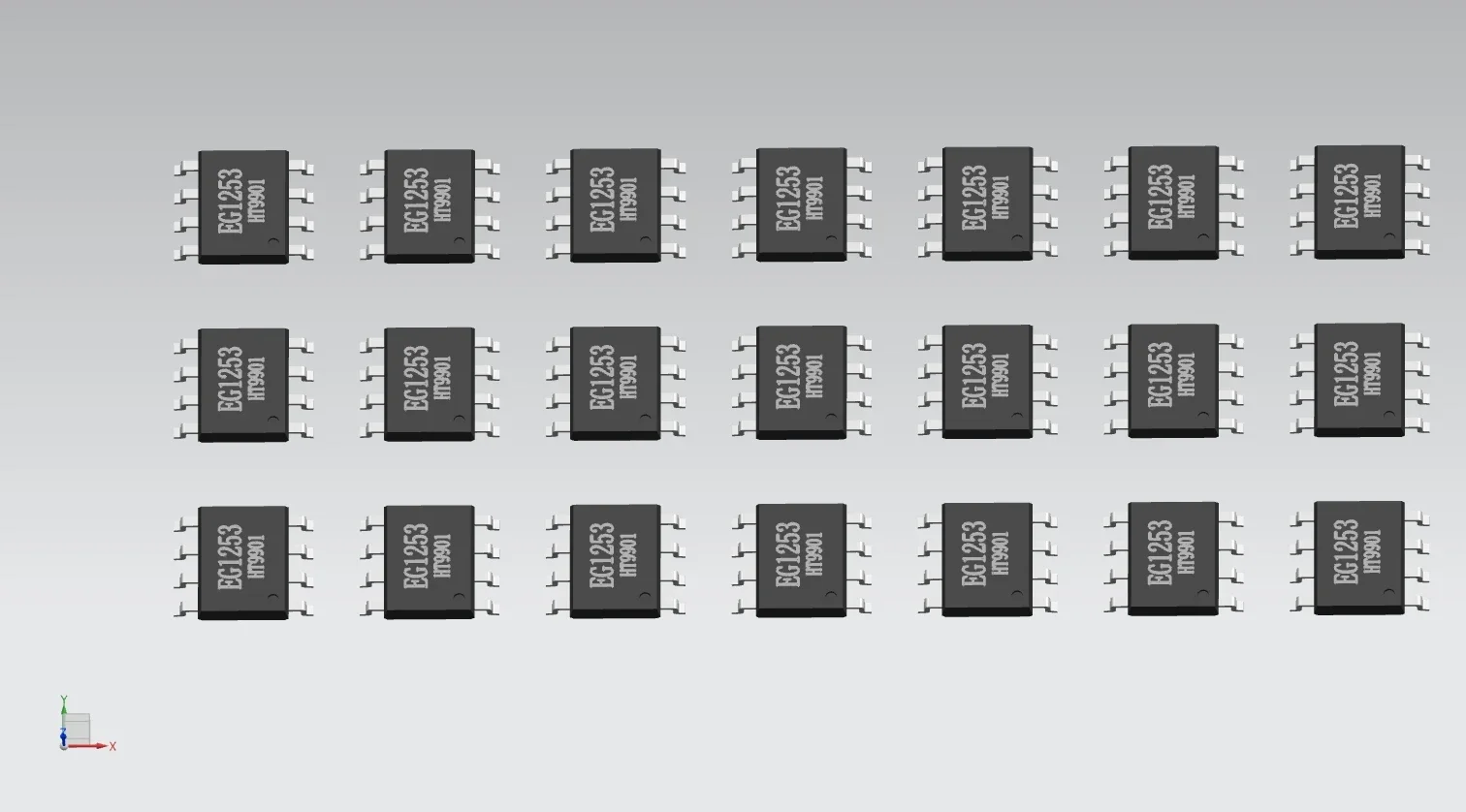 50pcs EG1253 High Performance Current Mode PWM Controller SOP8 Compatible with NCP1252