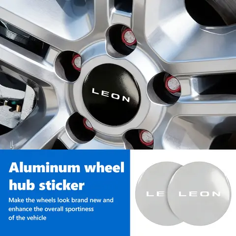56mm Car Wheel Center Hub Caps Sticker Emblem Accessories For Seat FR Cupra Altea Arona Exeo Leon Ibiza Toledo Mk3 Mk2