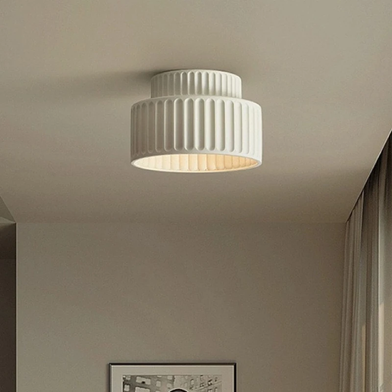 

Cream Style Ceiling Light Nordic Living Room Corridor Modern Minimalist Bedroom Restaurant Study Balcony LED Ceiling Lamp