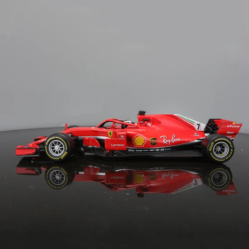 In Stock Bburago 1:18 F1 Alloy Miniature Diecast Model Ferrari Sf70h Ferrari Sf71h Formula Racing Diecast Model Toys Kids Gift