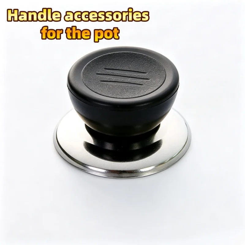 Heat Resistant Pot Lid Replacement Knob Universal Pan Cover Grip Handle Stainless Steel Base Cookware Accessories
