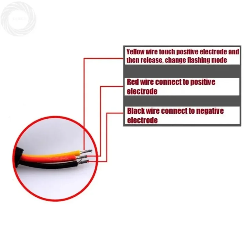 

BIF For 1PCS 12V-24V 6LED Strobe Light Truck Trailer LED Car Lights Emergency Warning Hazard Flash Stroboscopes