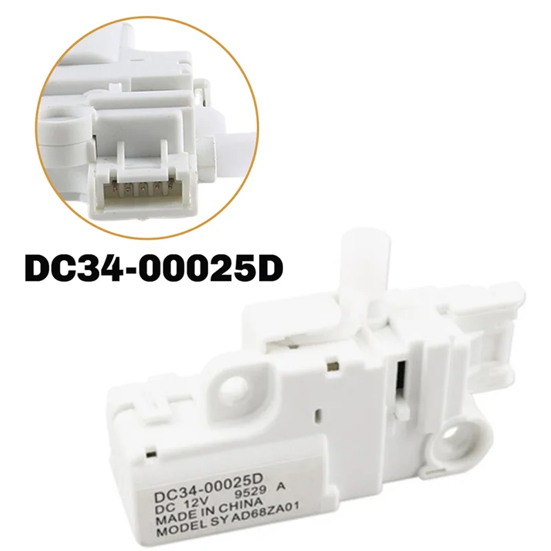 

FAST-New DC34-00025D DC12V Electrical Door Lock Delay Switch For Washing Machine WW90K74150OX WW90K74150SC