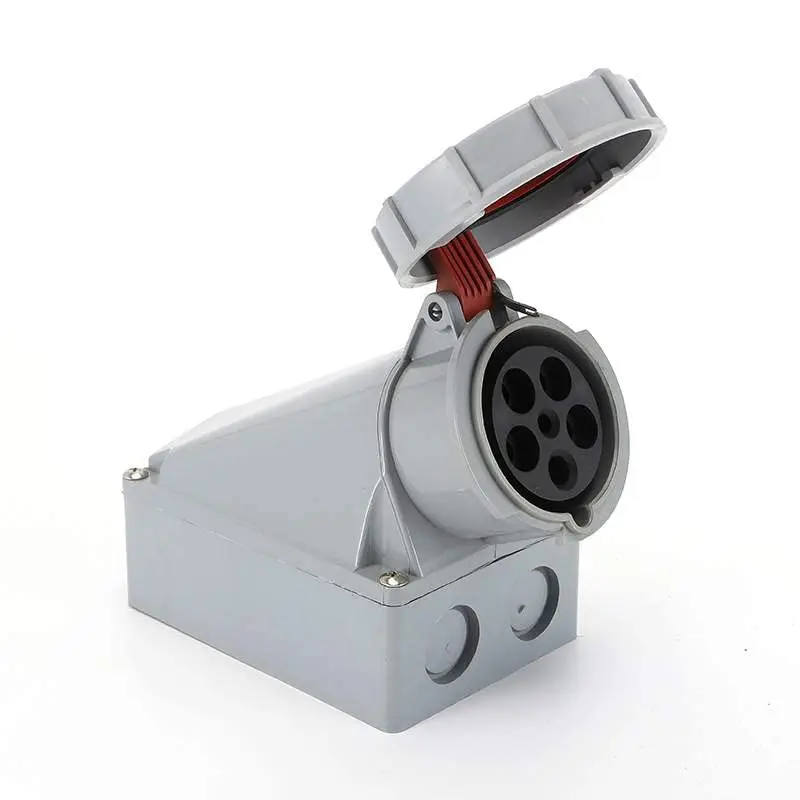IEC60309 Waterproof CEE Industrial Connector Socket 5Pin 125A 380V-415V 3P+E+N IP67