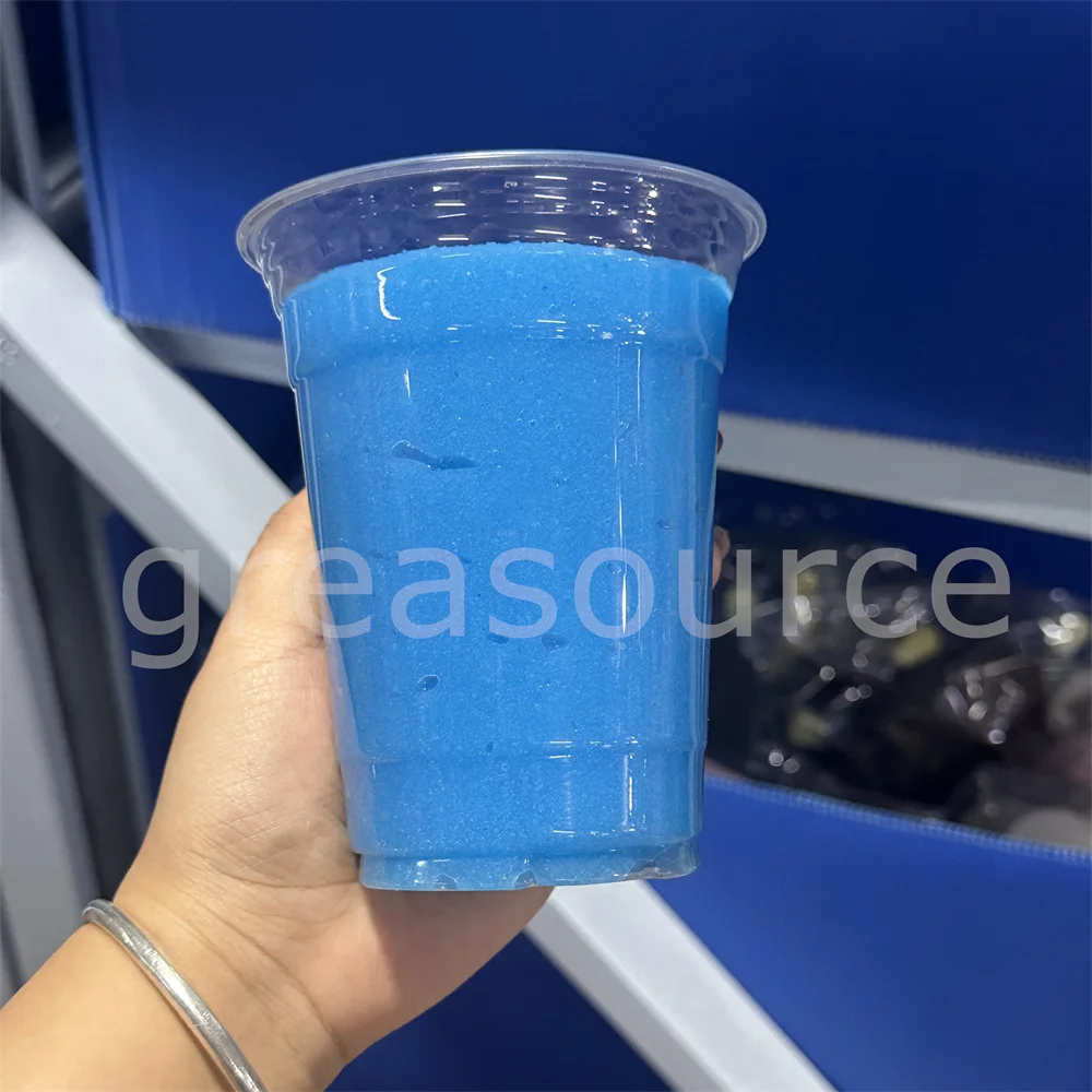 500ml Summer Smoothie Red Blue Beach Simulation Drink Model Display Photography Plastic Bubble Tea Iced Drink Fun Food Cafe Show