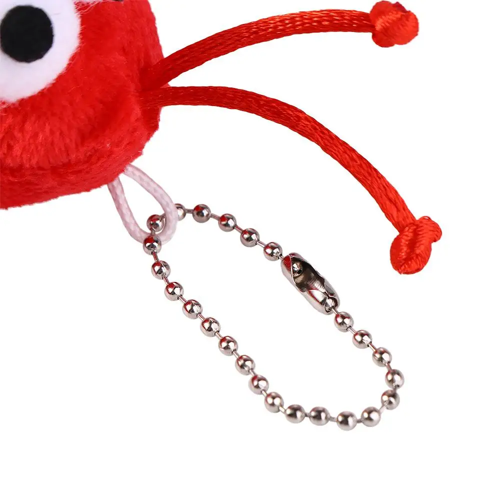 Schoolbag Decoration Pendant Prop Red Lobster Stuffed Animal Crayfish Plush Toy Keychains Keyring Stuffed Keychain Bag Pendant