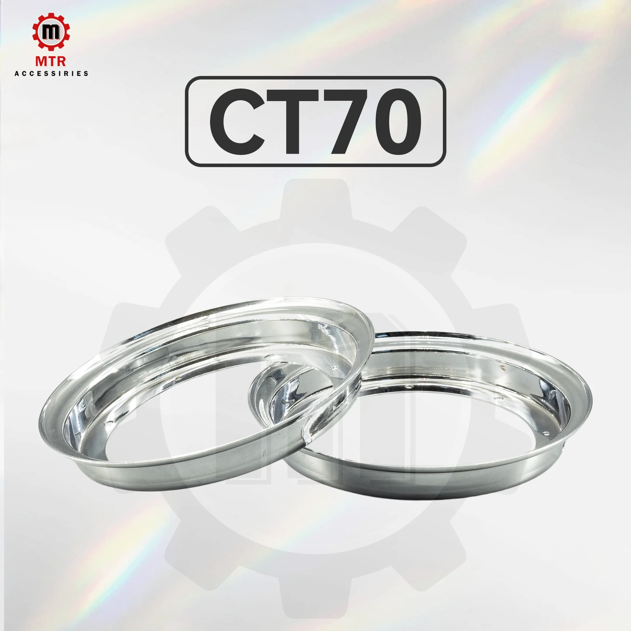 

Диски 2,75-10 CT70 Хромированные колеса Разделенная ступица колеса DAX CT70 Запчасти Аксессуары для мотоциклов