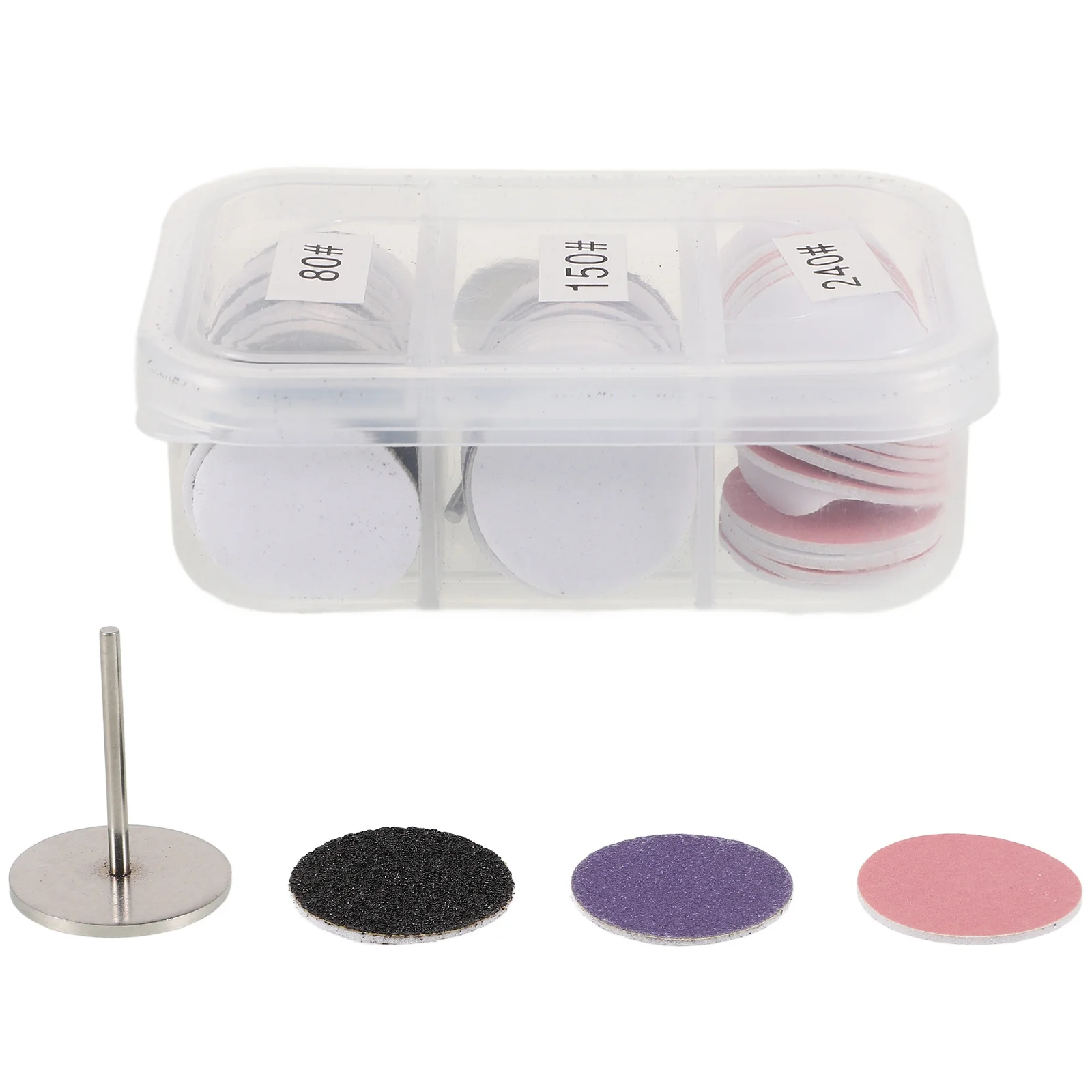 

1 Box Pedicure Sanding Discs Feet Electric Sandpaper Replacement Sandpaper Discs for Electric Foot Callus Remover Dead Skin