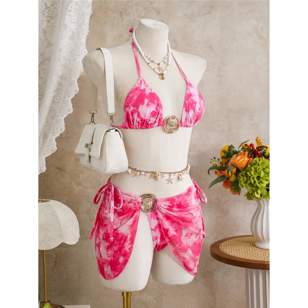 women’s vacation swimwear styled for tropical outings