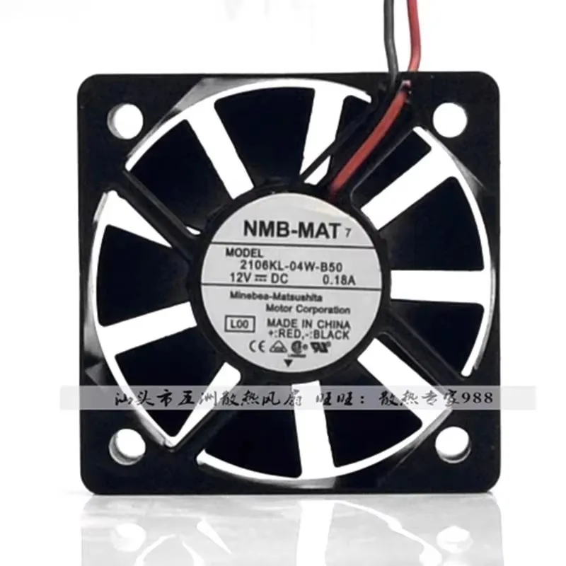 

Original 50 * 50 * 15MM 5CM 12V 0.18A 2106KL-04W-B50 Main Board CPU Industrial Computer Cooling Fan