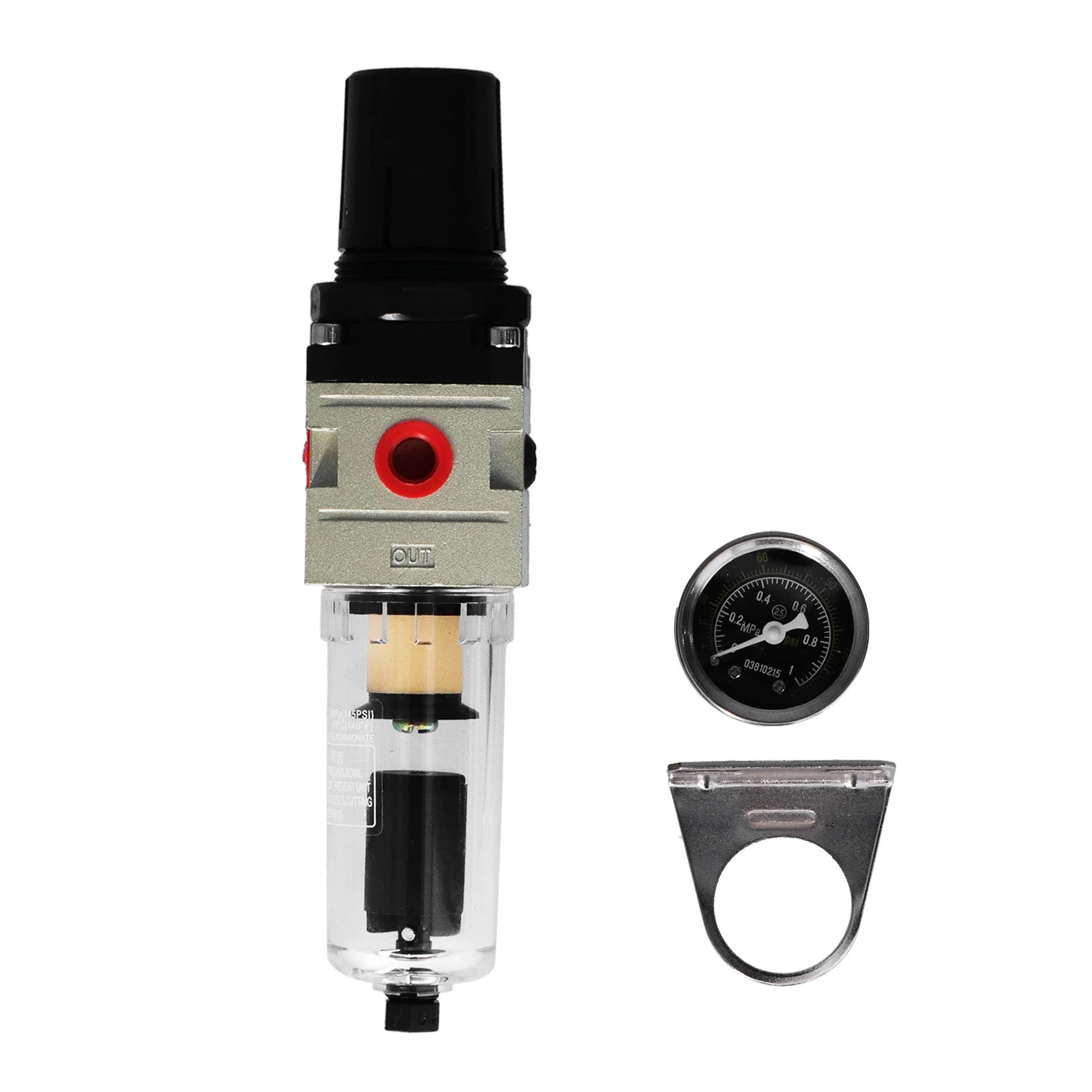 Air Filter Regulator Aluminum Alloy Water Oil Separator Pneumatic Components Parts