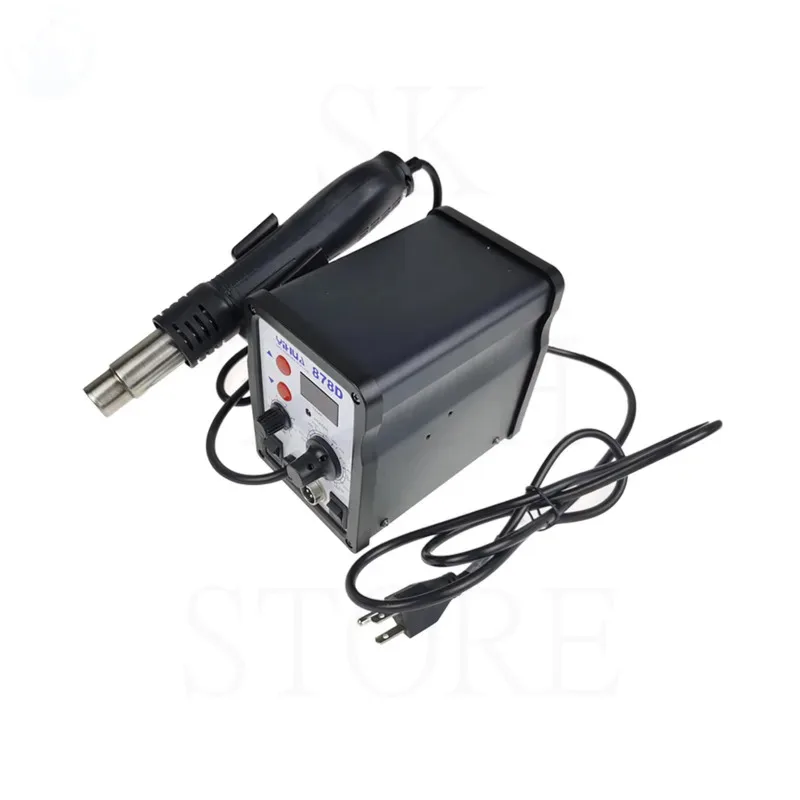 YIHUA878D Digital display hot air welding table hot air gun welding table two in one YIHUA 878D