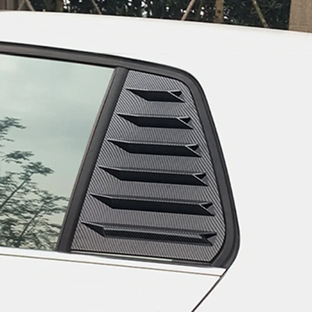 2 Stuks Achterzijde Venster Vent Louvre Cover Voor Volkswagen Vw Golf 6 R 09-13 7/7.5 GTI/RL14-20 8 Pro/R-Lijn