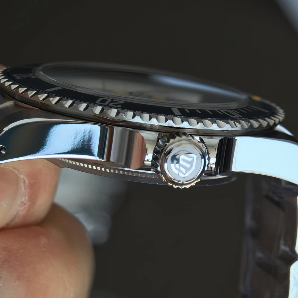 Watchdives WD5513 V2 الرجال الغوص ساعة فقاعة الياقوت كريستال PT5000 حركة التلقائي الميكانيكية مضيئة مقاوم للماء ساعة اليد