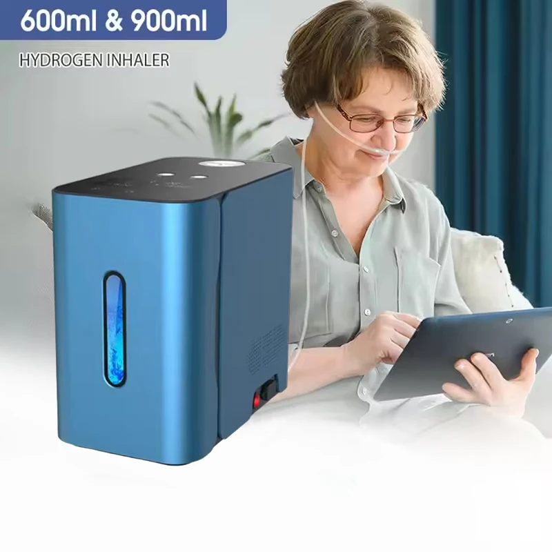 

PEM Hydrogen Water Generator Browns Gas Hydrogen Inhalation Machine 99.99% Purity Low Noise Hydrogen Producing Breathing Machine