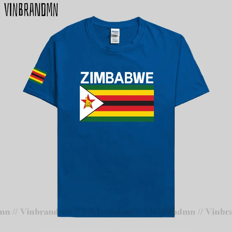 Zimbabwe T shirt Jerseys Nation Team Tshirt 100% Cotton T-shirt Clothing Casual Fashion Tops Tee Country Sporting ZWE Zimbabwean