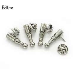 BoYuTe-Attaches en Métal et Laiton pour Broche en Plumes, Matériaux de Bricolage, Longueur 2.5cm, 10 Pièces/Lot