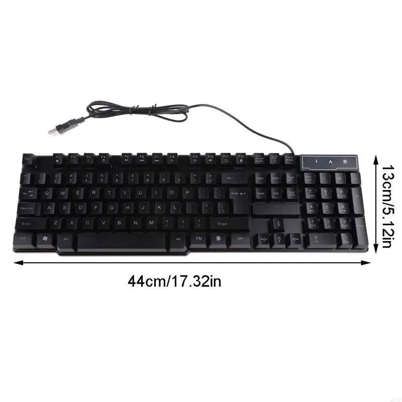 20CB 기계식 게임용 키보드 유선 게임용 키보드, 색채 백라이트 104 키 M 용 용 게임용 키보드
