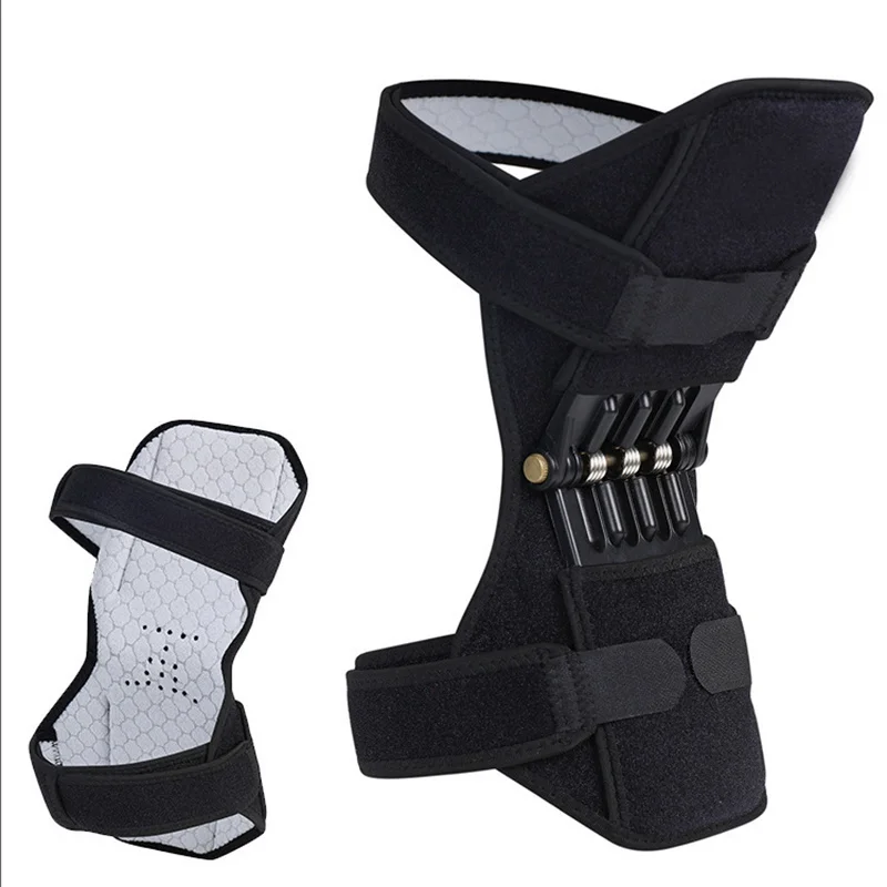 

1/2pc Knee Protection Booster Power Support Knee Pads Powerful Rebound Spring Force Sports Reduces Soreness Cold Leg Protection