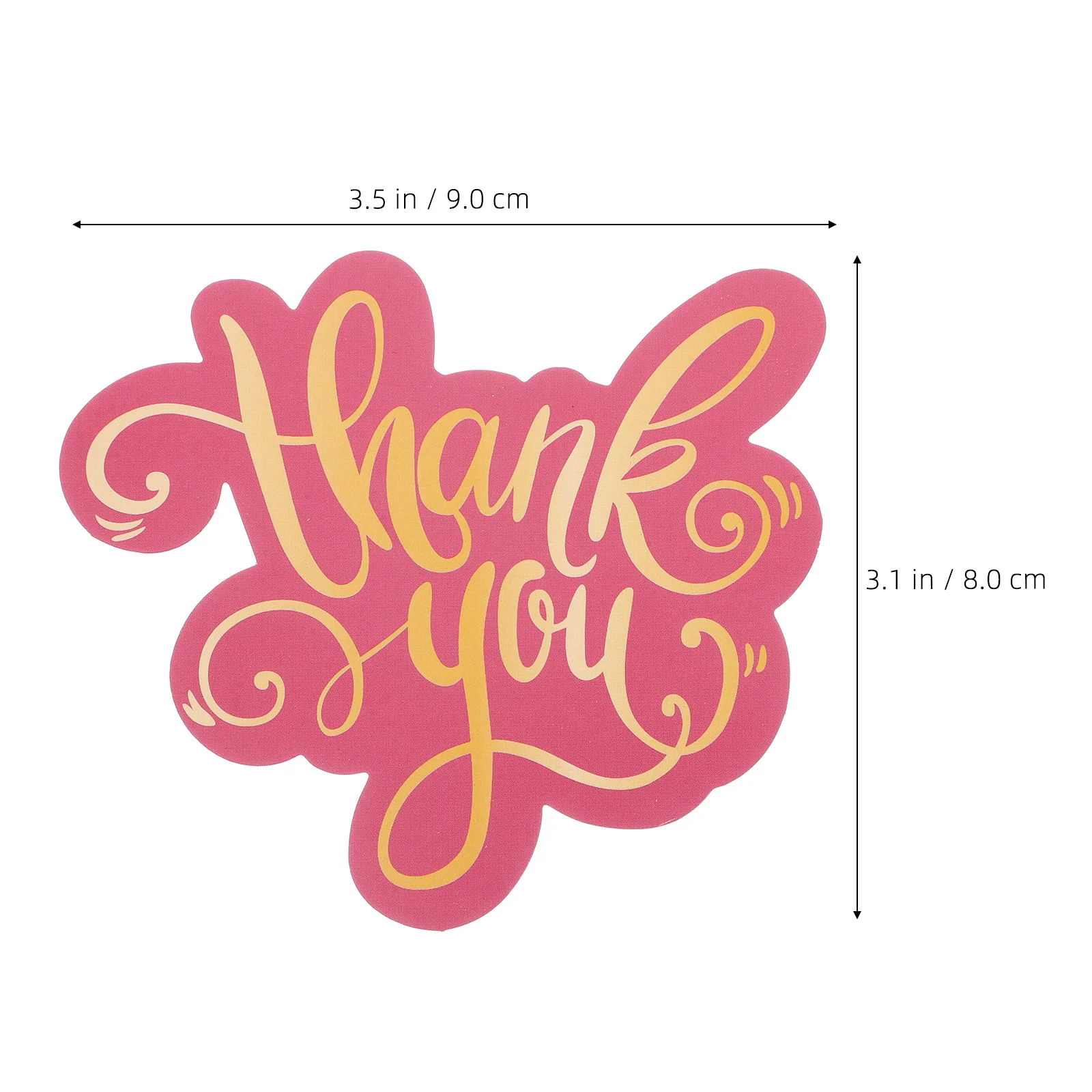 50pcs Thank You Cards Green Mini Size Cardstock For Small Business Customer Appreciation Present Decoration Stationery