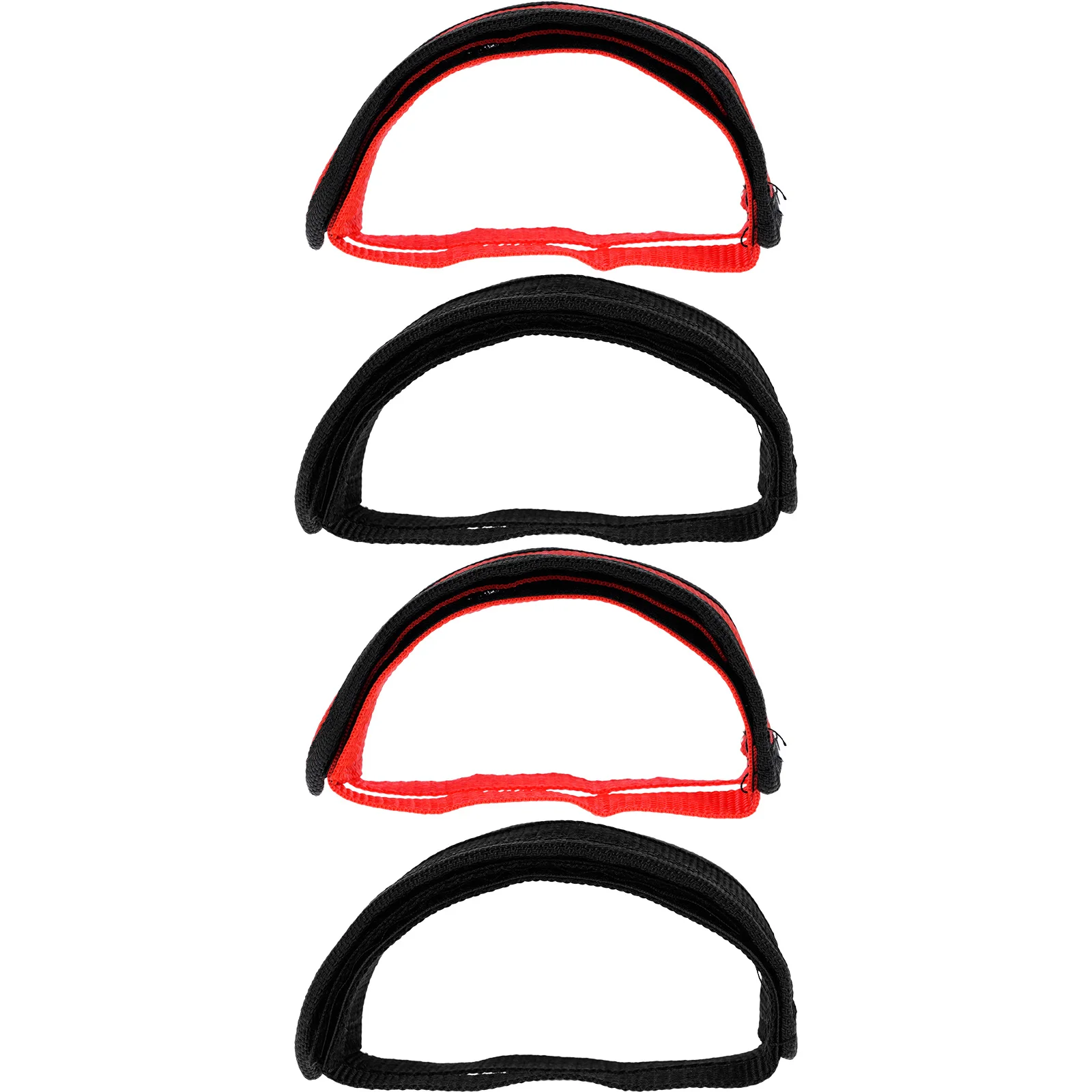 

4pcs Adjustable Bike Pedal Straps Anti-Slipping Footrest Straps For Cycling Exercise Bikes Portable Replacement Bands Universal
