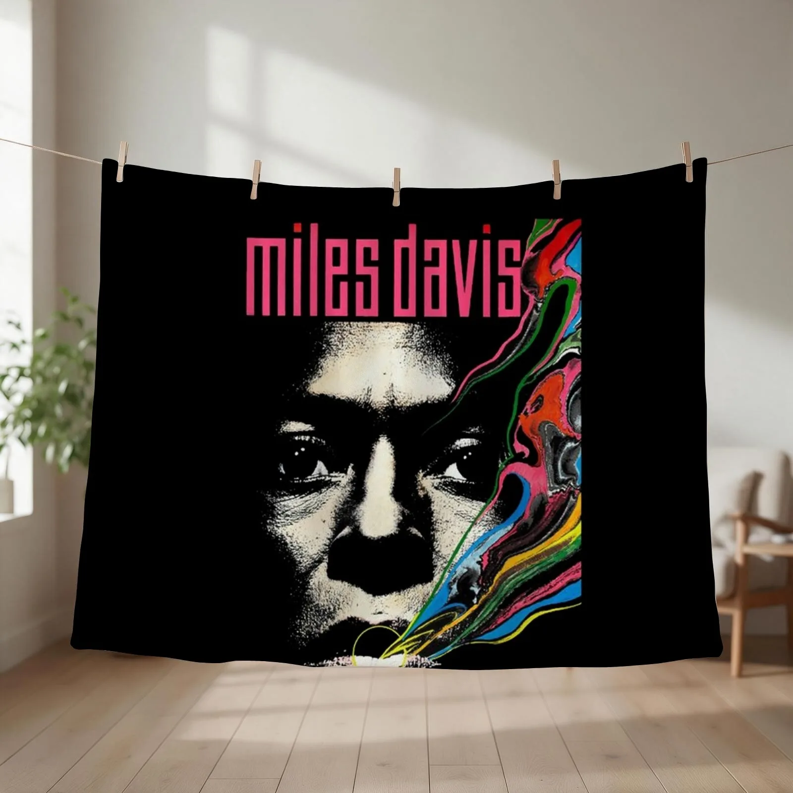 the miles davis quintet jazz quintet quintet da Throw Blanket couch cozy soft plush fuzzy picnic outdoor blanket