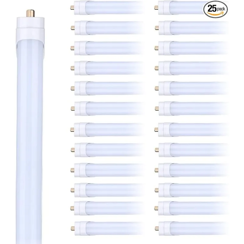 8FT LED Tube Light, T8 8FT LED Bulbs 45W 5000K Daylight White FA8 Base LED Tube Lights, Fluorescent Light Bulbs Replacement