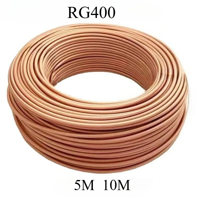 RG400 RF Coaxial Cable 50 Ohm Double Shielded Low Loss Wire 10M  15M  20M   for Antenna Avionics Test Equipment