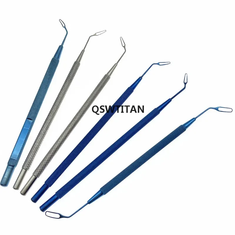 Ophthalmic Small Incision Operation Plate Type Ophthalmic Hooks Eye Surgical Instruments Left / Right /double Head