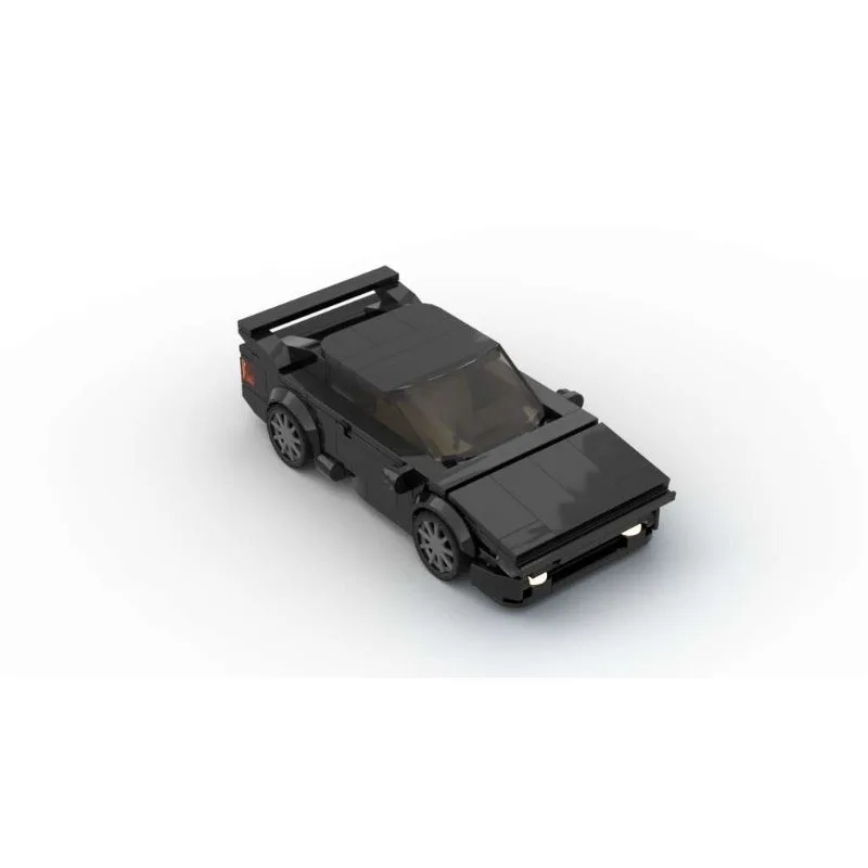

MOC-154129New Classic Black Sports Supercar Building Block Model, 283parts, Boys' and Children's Birthday and Christmas Toy Gift