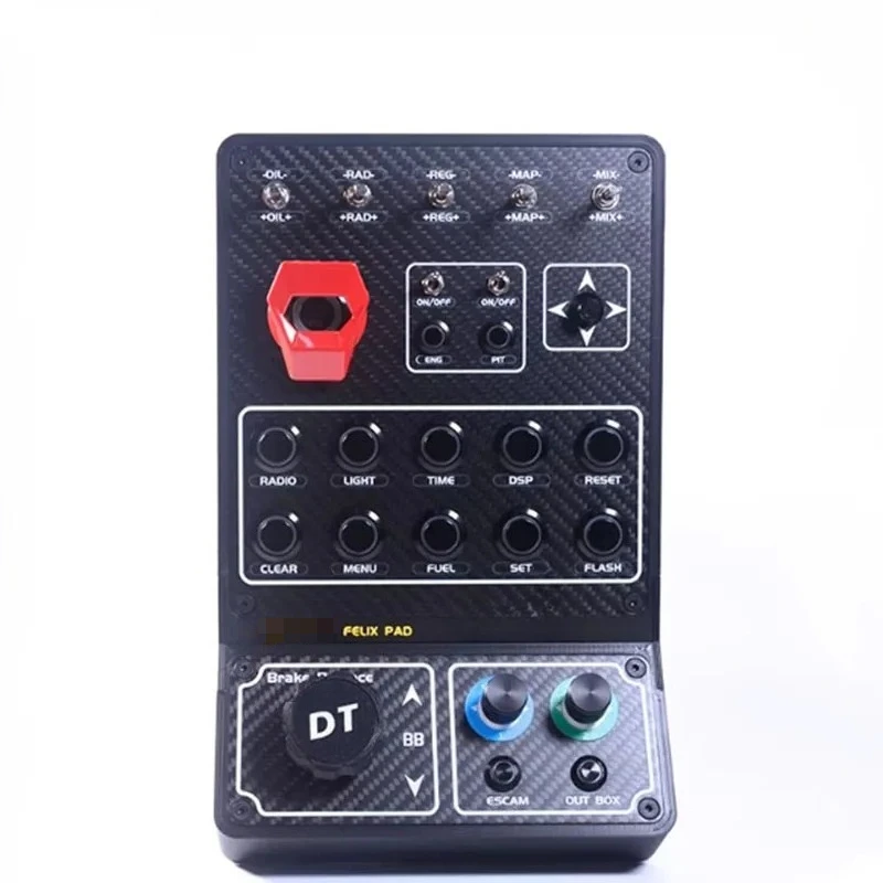 PC Race Sim Central Control Box Multifunctional Button Box for Euro Truck Fanatec Thrustmaster Moza