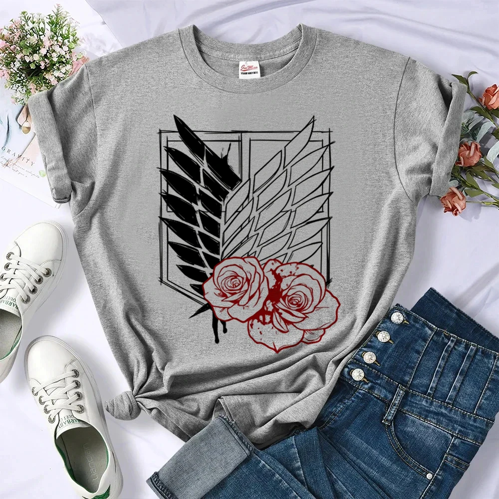 Attack on Titan t shirt shoujo scene  kawaii Retro t-shirt cheap meme anime Retro
