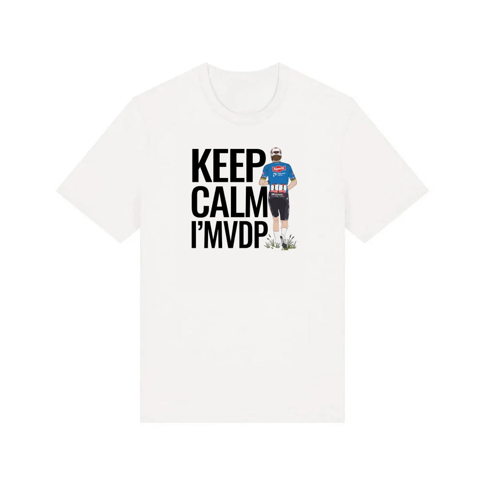 KEEP CALM I'M MVDP Bicycle Riding T-Shirt 100% Cotton Graphic Tee Men Women Summer Streetwear Top