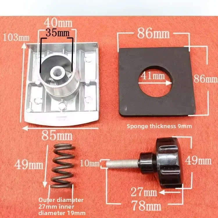 for Southern 90 Electric Planer Front Base Plate Front Handwheel Aluminum Mounting Bracket Accessories