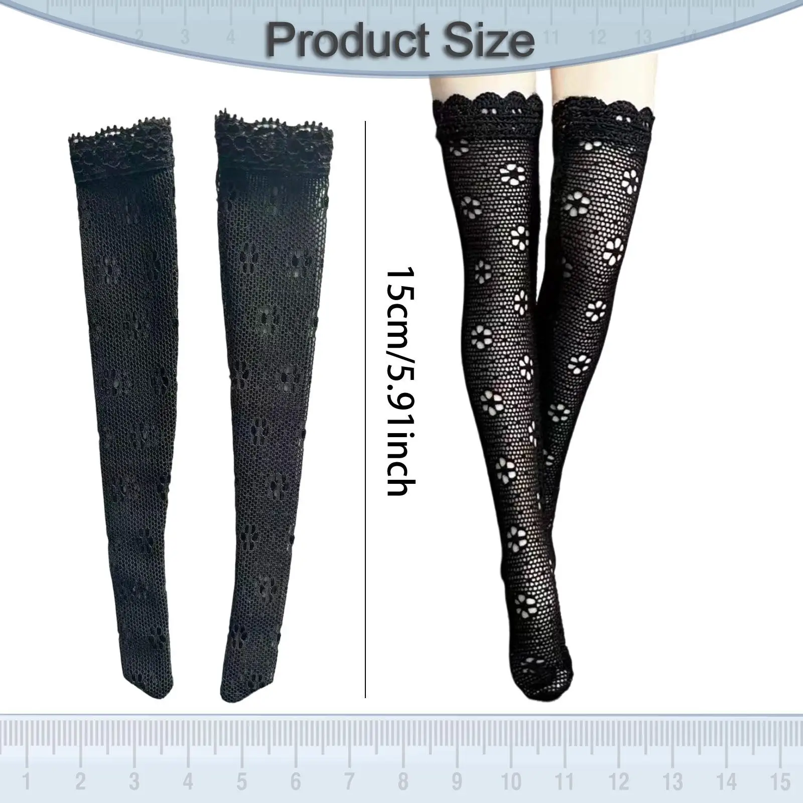 

1/6 Scale Female Action Figure Stockings Fashion Soft Clothes Decoration Clothing Accessories Fit 12 inch Model DIY Dressing up