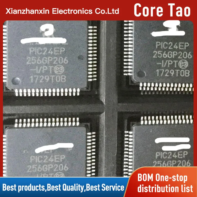 

1PCS/LOT PIC24EP256GP206-I/PT PIC24EP256GP206 256GP206 QFP64 Micro controller IC brand