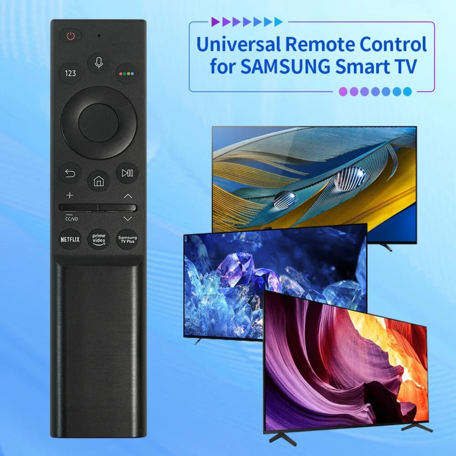 BN59-01363A Voice Remote Control   Smart TV NEO QLED/QLED Series,Compatible with QN43LS03AAFXZA QN55LS03AAFXZA