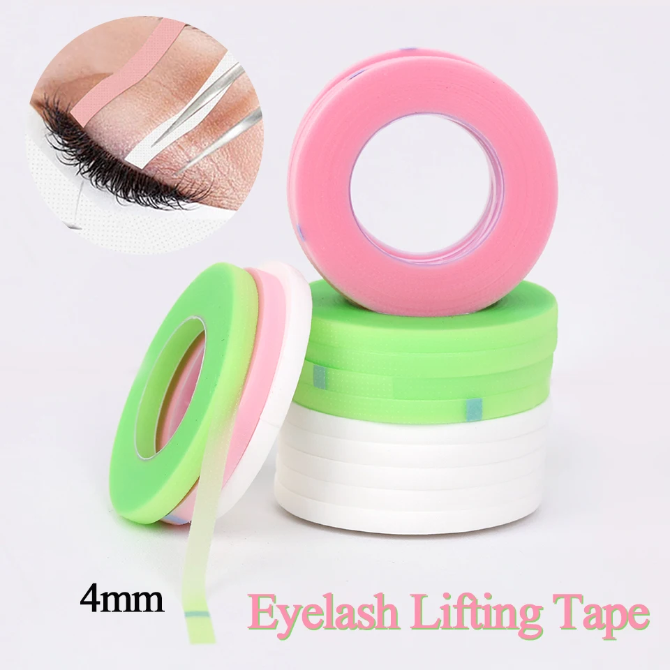 5/10 PCS Micropore Eyelash Lifting Tape Grafting Lash Sensitive Skin 4mm Narrow Adhesive Tape Anti-allergic Eyelids Lift Sticker