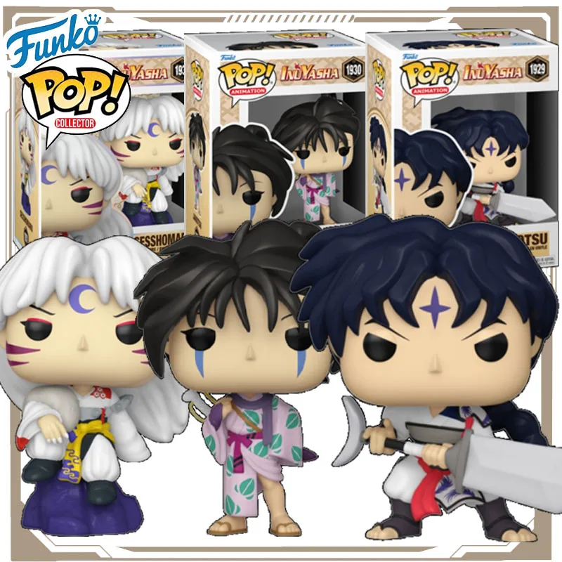 

Funko PoP оригинальная аниме-фигурка Inuyasha SESSHOMARU INUYASHA JAKOTSU, экшн-фигурка, игрушки для мальчиков и девочек, детский рождественский подарок