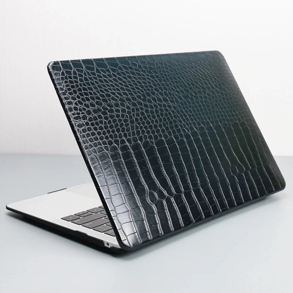 

Чехол для ноутбука Macbook Air 13, жесткий чехол с ПВХ-основой для Macbook Neo 13 2026, чехол из искусственной кожи для MacBook Pro 14, 15, 16, защитный чехол.