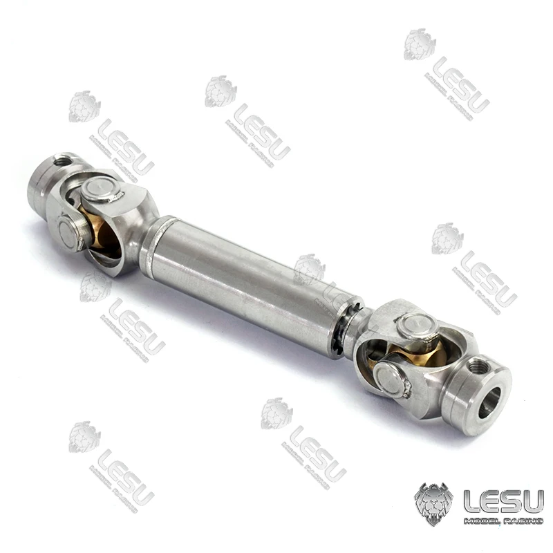 LESU Metal 76-91MM Drive Shaft for 1/14 TAMIYA RC Tractor Truck Dumper Scania MAN HINO700 Car Model