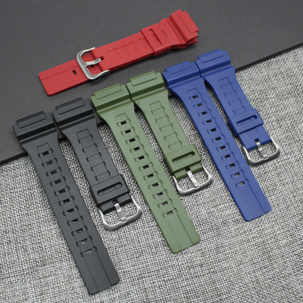 Watchband For MCW200 MCW-200 Strap Wrist Premium TPU Watch band accessories Comes with pin tool