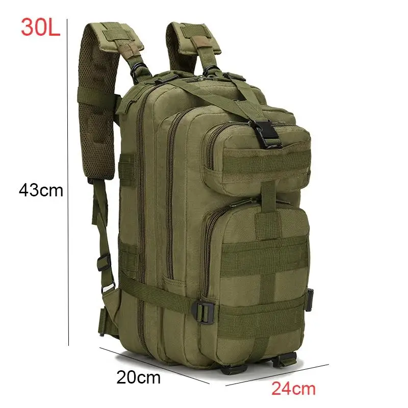 50L 1000D Nylon Waterproof Tactical Backpack Army Molle Mochila Men Outdoor Military Camping Hiking Trekking Fishing Hunting Bag