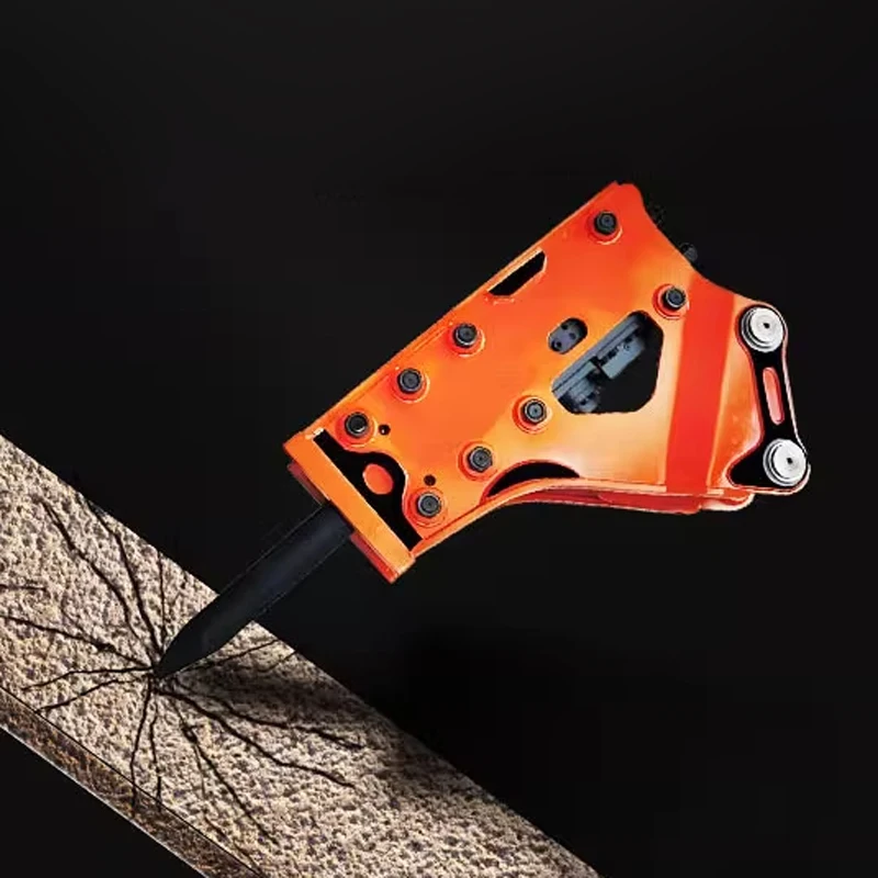 

Excavator Breaker Hammer 35/45 Excavator Hydraulic Right-Angle Triangular Breaker Hammer Head 1.6T-2.0T Excavators(Customized)