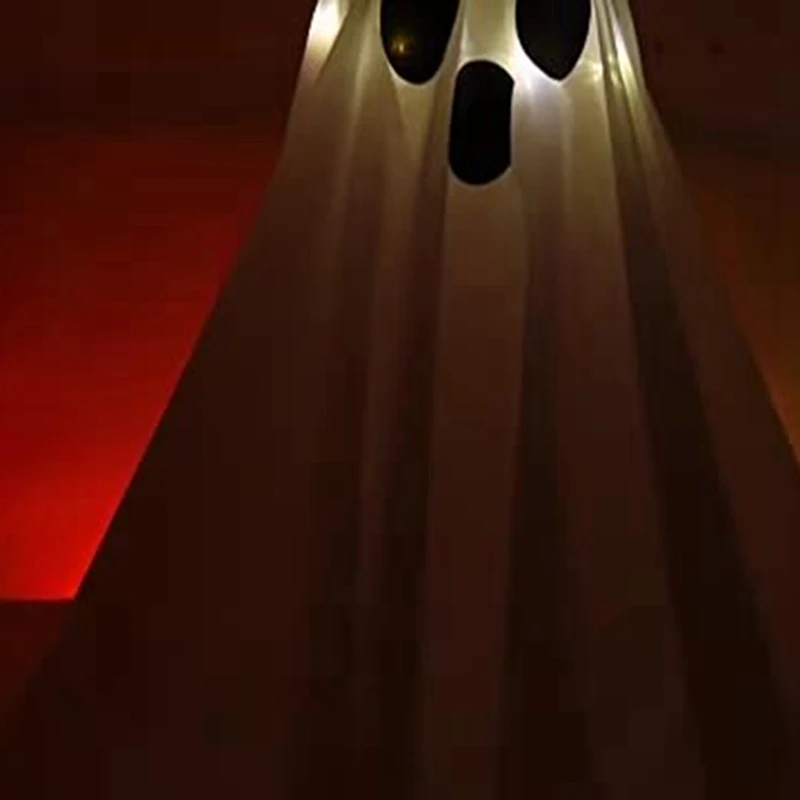 Front Porch Glowing Ghost Halloween Standing Ghost Porch Yard Ghost image 3