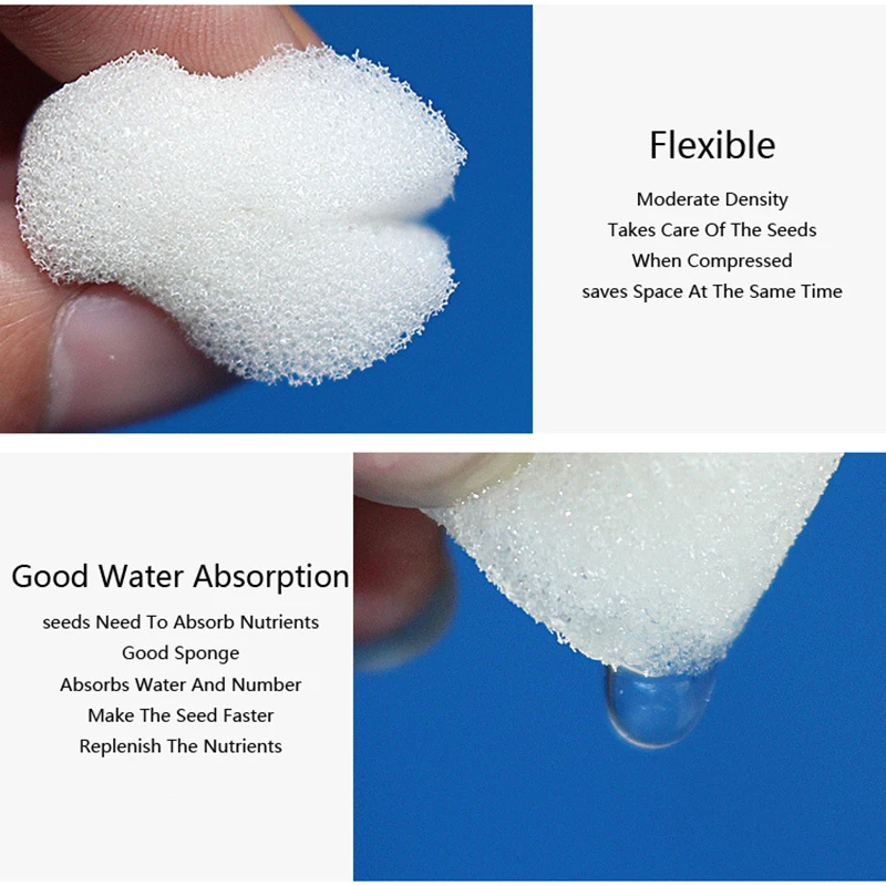 20/50pcs Soiless Hydroponic Gardening Tools Planted Sponge Vegetable Cultivation System Cloning Collar Garden Cultivation Plant