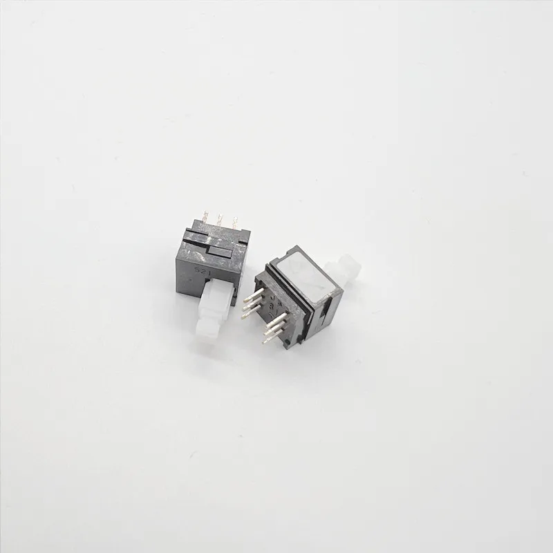 2PCS/LOT SPPH110800 Sharp TV switch 6-pin eccentric self-locking LCD switch 10*10*17