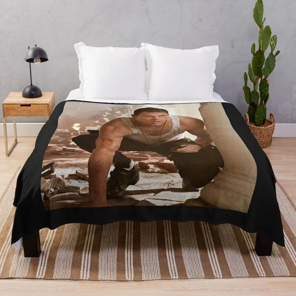 

Channing Tatum Scene Throw Blanket Moving Blankets Sofas Of Decoration Thins Blankets