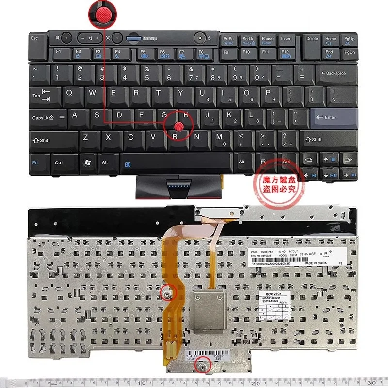 Original New US Keyboard for IBM Lenovo X220 X220I X220T T410 T410S T410I T510I W520 T420S Keyboard T520I